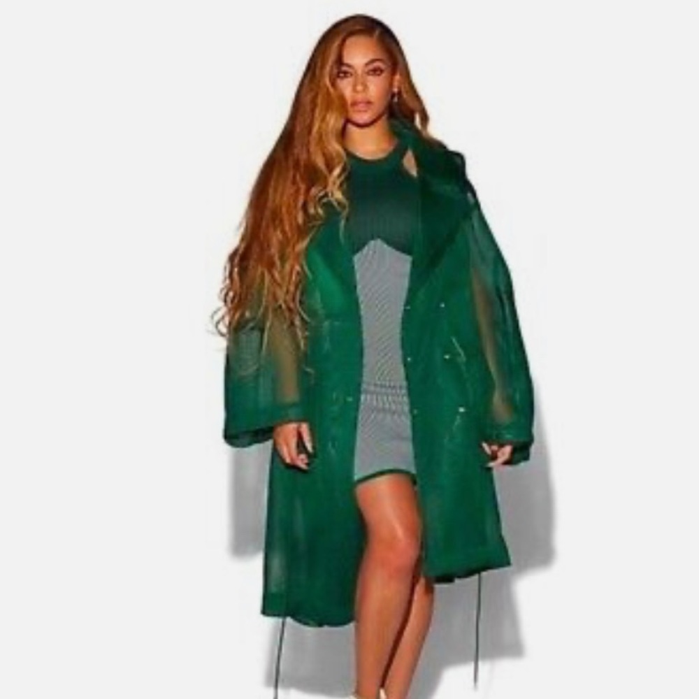 Adidas x Ivy Park Mesh Trench Coat